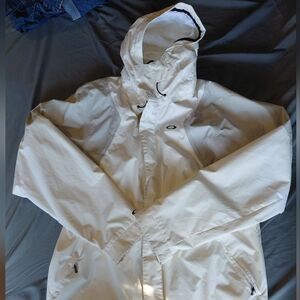 Oakley Men's White/Light Gray Ski/snow Shell Jacket